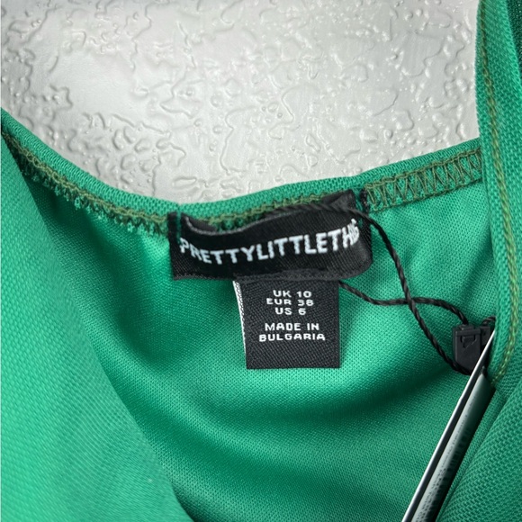 PrettyLittleThing Women’s Green Size 6 Long Sleeve Dress - Picture 3 of 7